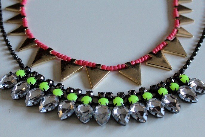 Neon hot sale yellow choker