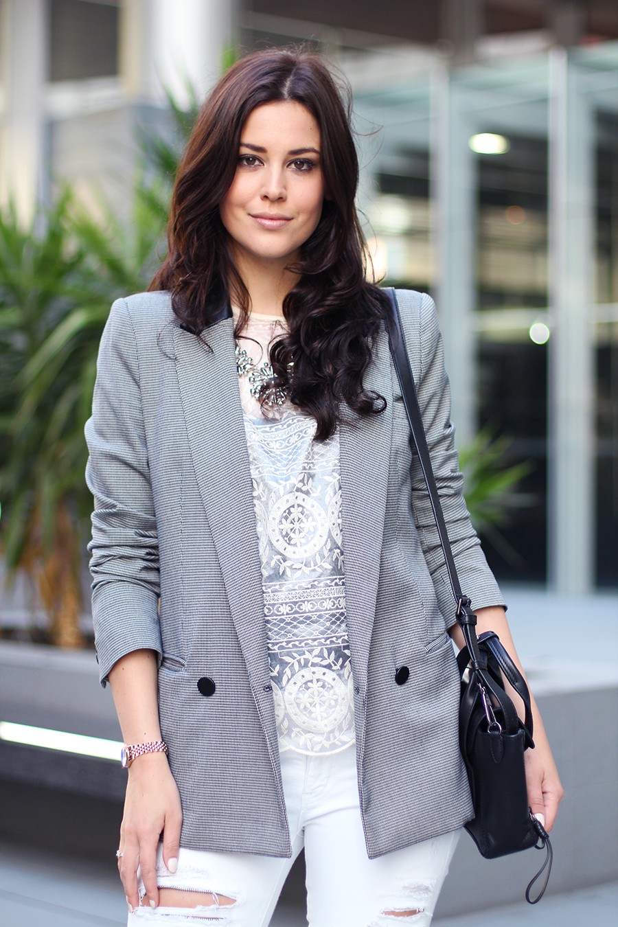 grey blazer